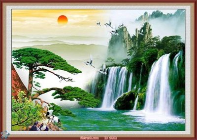 File gốc in ấn File tranh phong thủy 9202 (sẵn sàng tải về)