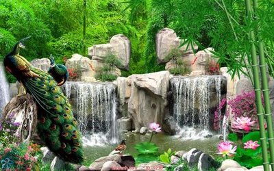 File ảnh gốc File tranh phong thủy 9238 không vỡ nét