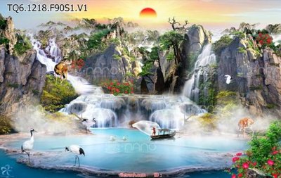 File ảnh File tranh phong thủy 9239 (gốc) in poster