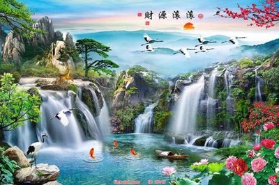 File tranh File tranh phong thủy 9245 (gốc) chủ đề động vật