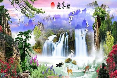 Download file gốc File tranh phong thủy 9313 (in mica) trang trí