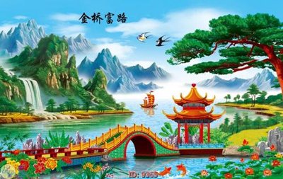 Mua file tranh gốc File tranh phong thủy 9365 tại Filetranh.com