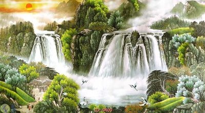 File tranh quảng cáo File tranh phong thủy 9409 (file gốc) chuyên nghiệp