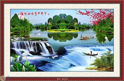 Tải file File tranh phong thủy 9410 (ảnh gốc) in gạch 3D