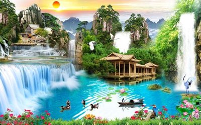 Tải file gốc File tranh phong thủy 9424 (in khổ lớn) không vỡ