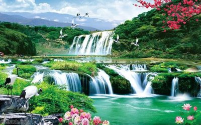 File tranh in trần 3D File tranh phong thủy 9426 (ảnh gốc)