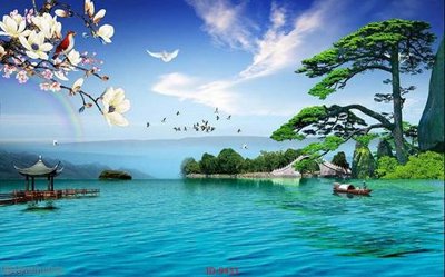 File gốc File tranh phong thủy 9433 (ảnh chi tiết) để in trần