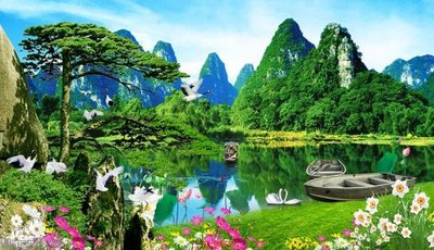 Tải file File tranh phong thủy 9457 (gốc) in ấn ngay lập tức