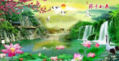 Download file gốc File tranh phong thủy 9483 (in lụa) nghệ thuật