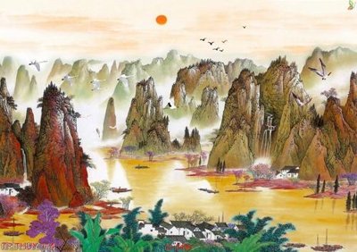 File tranh File tranh phong thủy 9496 (ảnh gốc) chi tiết rõ ràng