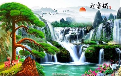 File PSD in ấn File tranh phong thủy 9519 (chất lượng cao)