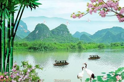 Hình ảnh file gốc File tranh phong thủy 9520 (chất lượng cao)