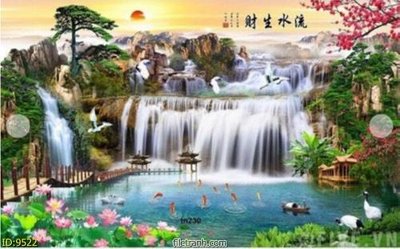 File gốc File tranh phong thủy 9522 (thiết kế) cho in ấn