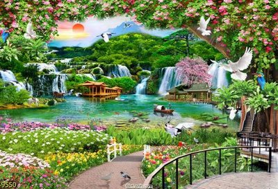 Tải file tranh gốc File tranh phong thủy 9550 chất lượng cao