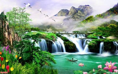 File gốc File tranh phong thủy 9600 (cho in ấn) từ Filetranh.com