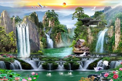 File PSD File tranh phong thủy 9652 (gốc) cho designer