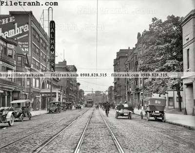 File tranh gốc PSD Alhambra_ 1911 còn nguyên layer