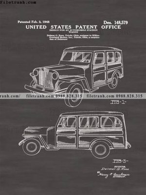 File gốc Ban Ve Ket Cau Xe Phong Cach Cong Nghiep 500 (in tráng gương) sang trọng