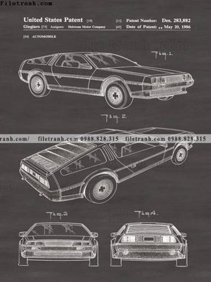 File tranh Ban Ve Ket Cau Xe Phong Cach Cong Nghiep 512 (ảnh gốc) in trần xuyên sáng