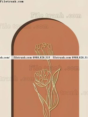 Tải file gốc Bo ba truu tuong Morandi truu tuong 129 (in khổ lớn) không vỡ