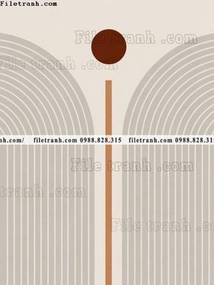 File PSD Bo ba truu tuong Morandi truu tuong 133 (bản gốc) dễ dàng edit