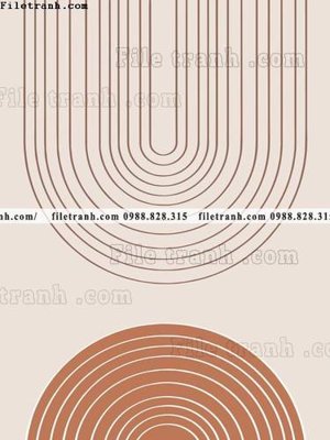 File gốc Bo ba truu tuong Morandi truu tuong 134 cho in ấn và thiết kế