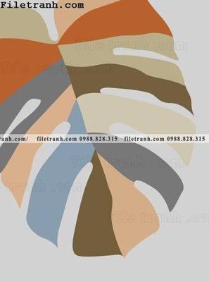 File PSD Buc Tranh Truu Tuong Phong Cach Morandi 118 (bản gốc) đã tách nền