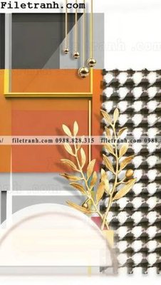 Ảnh mô tả file gốc in mica Buc Tranh Truu Tuong Sang Trong Anh Sang Hien Dai 128