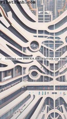 Download file gốc Buc Tranh Truu Tuong Sang Trong Anh Sang Hien Dai 141 (dùng cho in ấn)