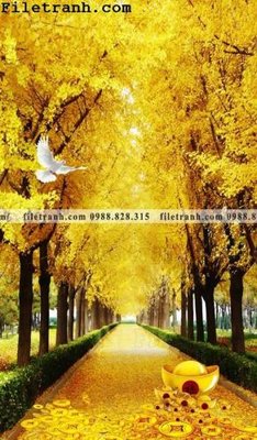 File gốc Buc tranh trang tri loi vao Dai lo Vang 117 (phiên bản chuẩn) để in ấn