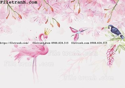 File gốc Buc tuong nen hong hac rung nhiet doi Bac Au 108 (phong cách) cổ điển