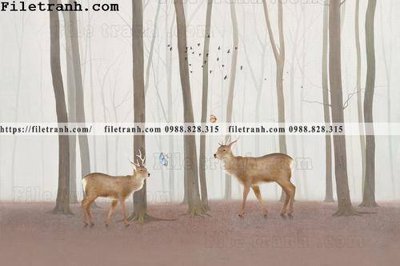 Download file gốc Buc tuong nen hong hac rung nhiet doi Bac Au 113 (in mica) logo