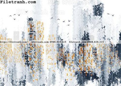 Download file gốc Buc tuong nen hong hac rung nhiet doi Bac Au 144 (in lụa) tranh 3D