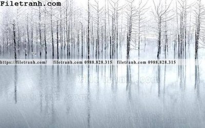 Download file gốc Buc tuong nen hong hac rung nhiet doi Bac Au 148 (in lụa) cao cấp