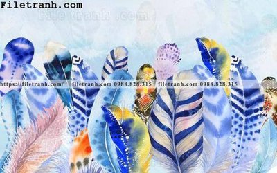 File tranh quảng cáo Buc tuong nen hong hac rung nhiet doi Bac Au 171 (file gốc) chuyên nghiệp