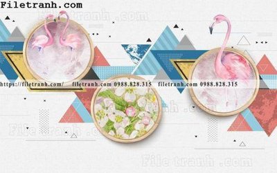 Hình ảnh file gốc in trần nhà Buc tuong nen hong hac rung nhiet doi Bac Au 175