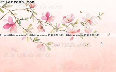 File gốc Buc tuong nen hong hac rung nhiet doi Bac Au 224 (trang trí) phòng làm việc