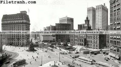 File in trần Bustling Detroit_ 1915 (file gốc) phong thủy