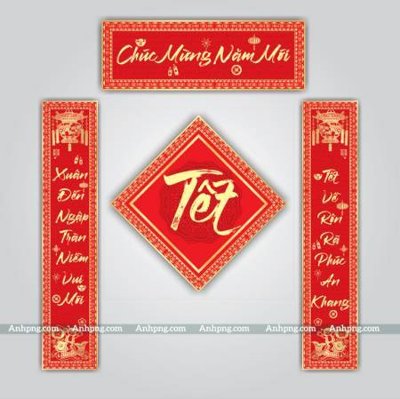 File gốc Câu đối Tết 01 (bản quyền) cho in ấn