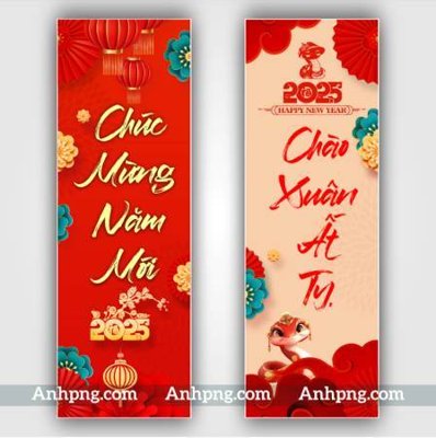 Tải file Cờ Phướn Tết 2025 01 (gốc) làm file in ấn