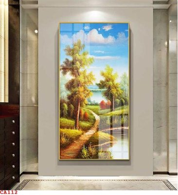 File tranh File tranh sơn dầu châu âu CA112 (bản gốc) in lụa 3D