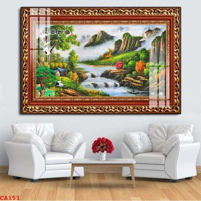 File ảnh gốc File tranh sơn dầu châu âu CA151 (chuyên in mica)