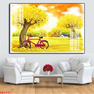 Ảnh gốc File tranh sơn dầu châu âu CA157 (độ nét cao) in tráng gương