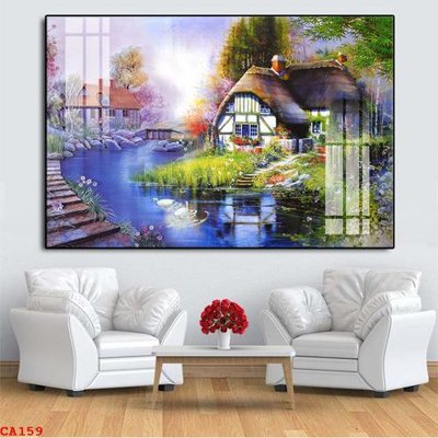 File PSD File tranh sơn dầu châu âu CA159 (bản gốc) độ phân giải cao