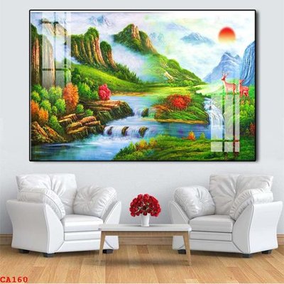 File in mica File tranh sơn dầu châu âu CA160 (bản gốc) sắc sảo