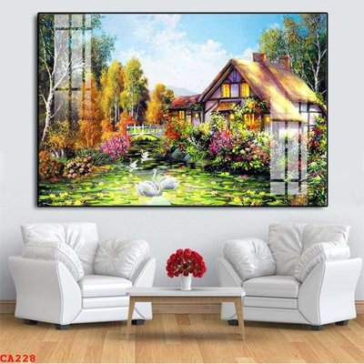 File PSD File tranh sơn dầu châu âu CA228 (nguyên gốc) chất lượng cao