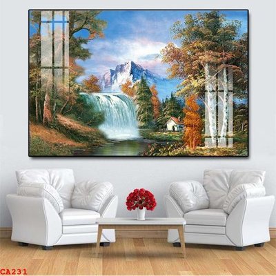 File tranh File tranh sơn dầu châu âu CA231 (bản gốc) treo tường