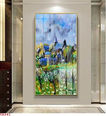 Ảnh gốc File tranh sơn dầu châu âu CA241 (siêu chi tiết) để in ấn