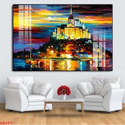 File gốc File tranh sơn dầu châu âu CA267 (trang trí) phòng ngủ