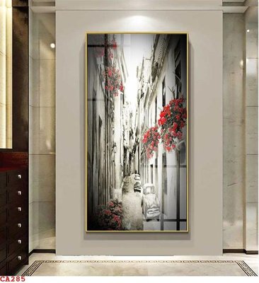 Ảnh gốc file in lụa File tranh sơn dầu châu âu CA285 chi tiết